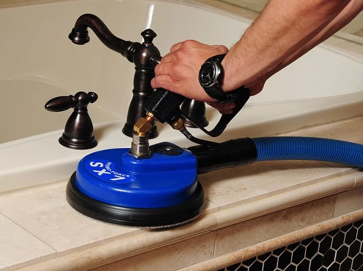 Grout cleaning services from  Aumsbaugh Flooring CarptesPlus Colortile in Columbia City, IN