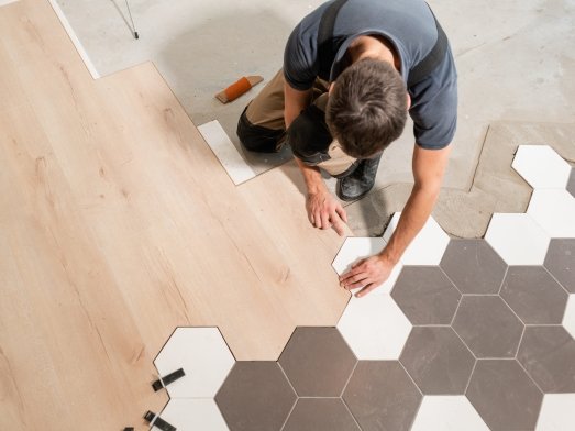 Flooring installation services in Columbia City, IN