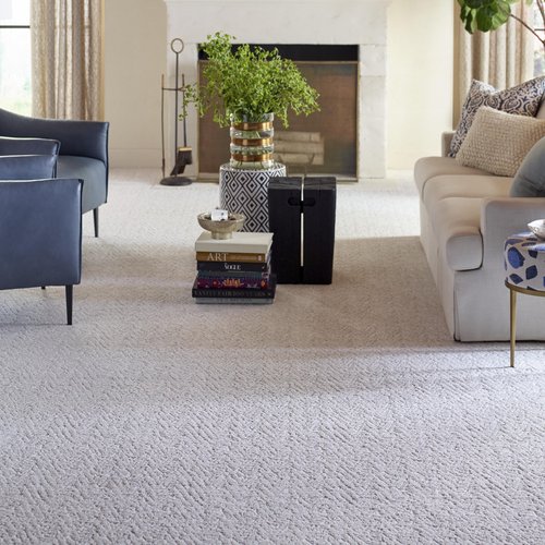 Living Room Pattern Carpet - Aumsbaugh Flooring CarpetsPlus Colortile in  Columbia City, IN
